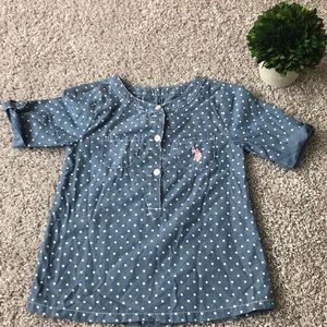 U.S. Polo Assn. toddler girl blouse